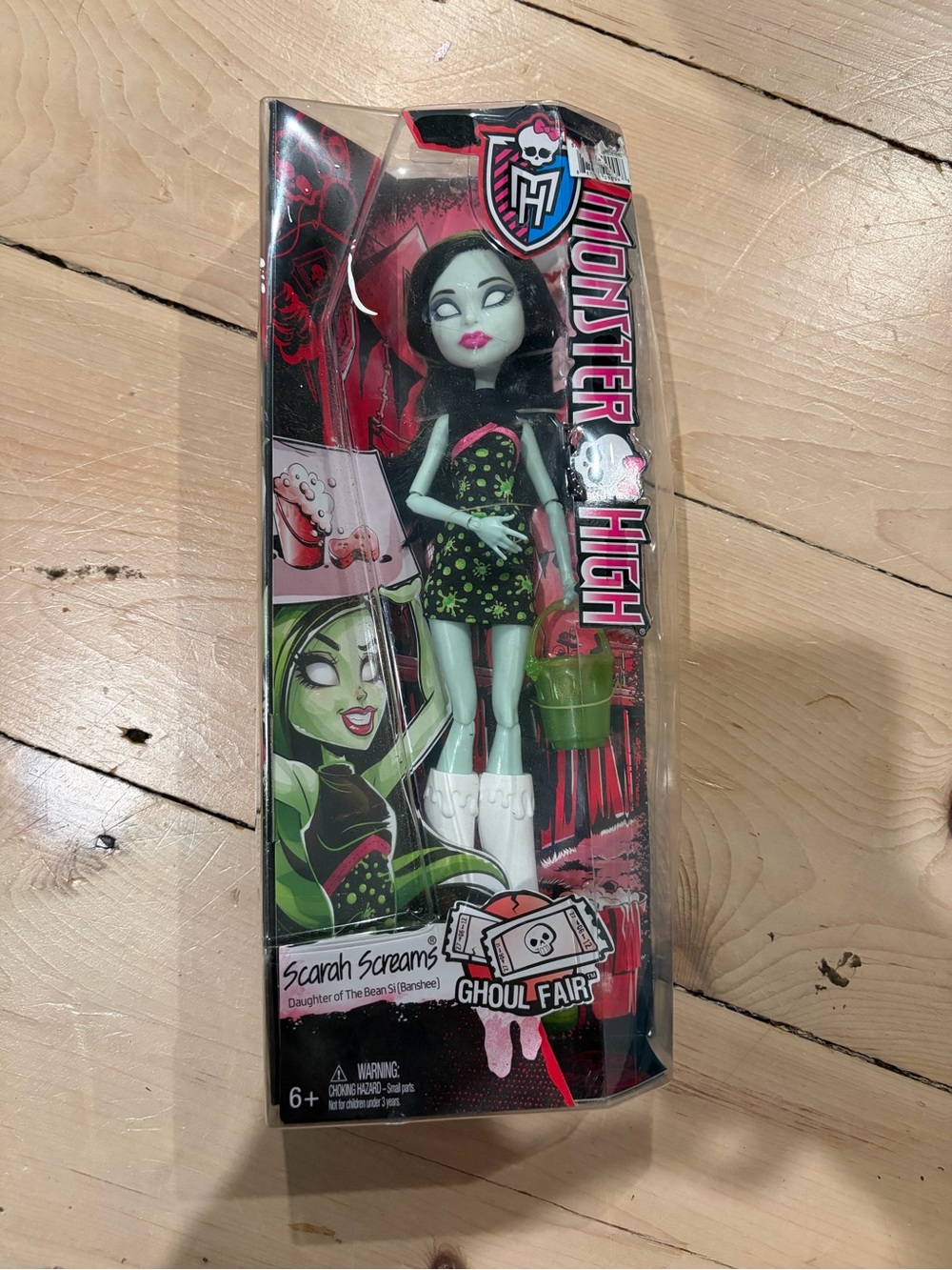 NIB Monster High Scarah Screams Ghoul Fair G1 Doll New in Box